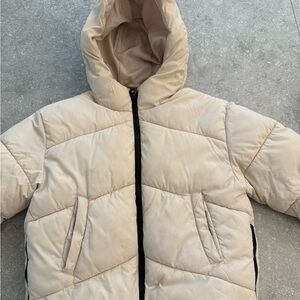 Zara Kids Cream/Beige Puffer Jacket-SOLD